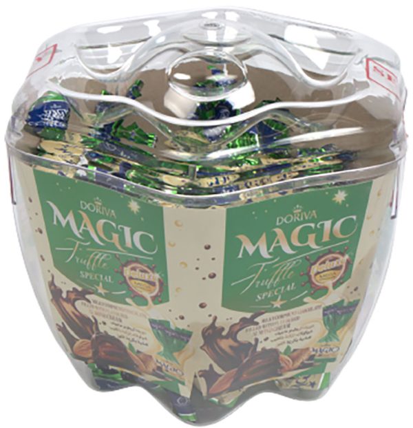 Doriva Magic Apple box choklad med mandel smak 700gX6st/förp*