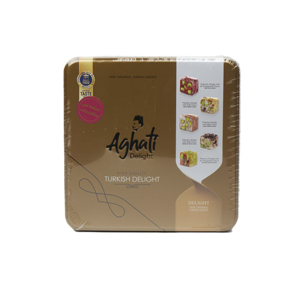 Aghati Turkish Halqoum mix nötter burk 385g X 12st*