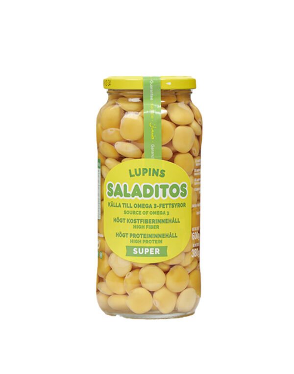 Saladitos Lupinbönor glas 600g*12st/förp