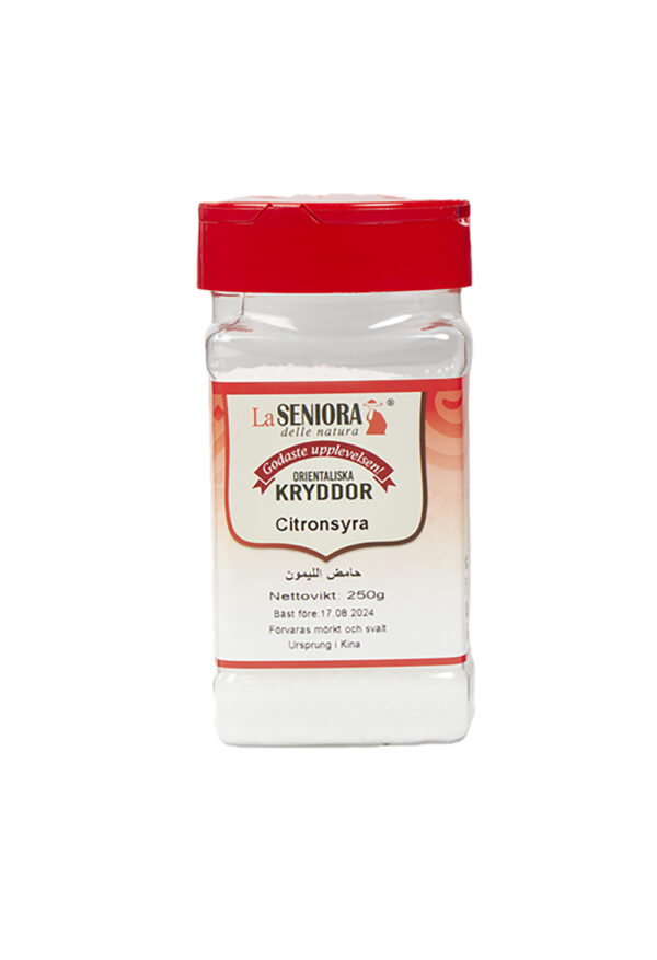 La Seniora Citronsyra M burk 250gx12st/förpa